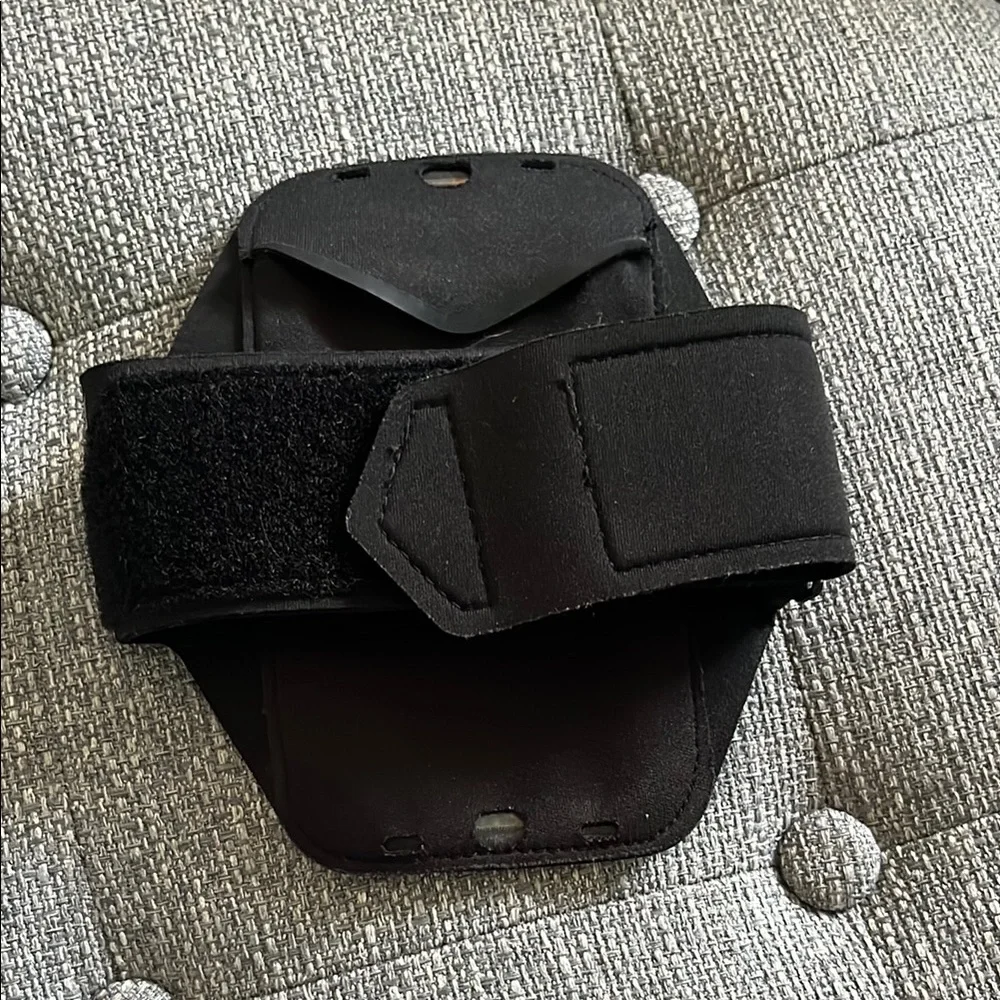 Nike Black Armband with Silver Logo